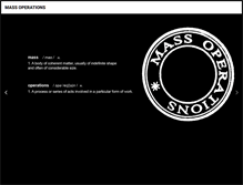 Tablet Screenshot of massoperations.com
